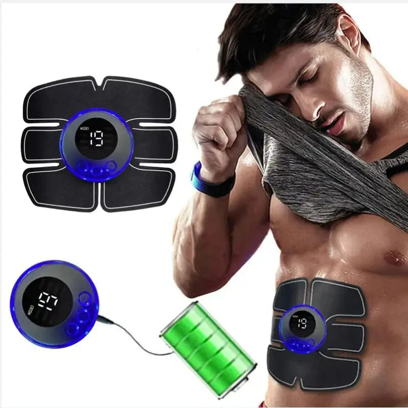 Abdominal Muscle Massager Fitness ABS Arm Training Patches Muscle Exercise Instrument USB Charging  Men Purses women Abs