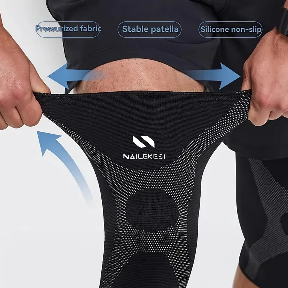 1Pair Knee Brace for Women &Men - Workout Knees Compression Sleeve for Knee Pain Relief Joint Support for Arthritis,Fitness,Work