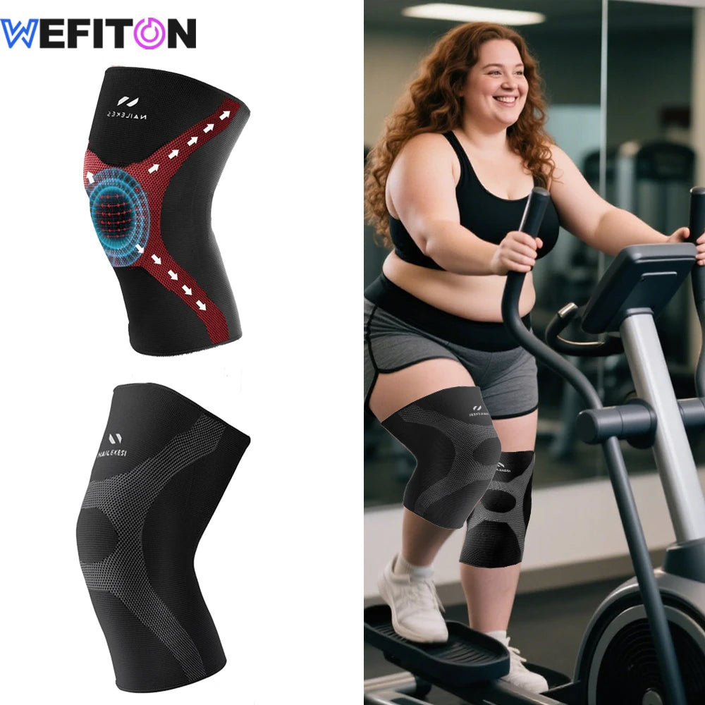 1Pair Knee Brace for Women &Men - Workout Knees Compression Sleeve for Knee Pain Relief Joint Support for Arthritis,Fitness,Work