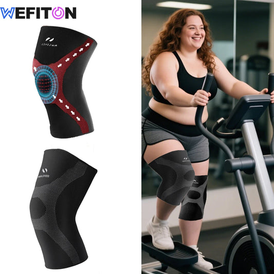 1Pair Knee Brace for Women &Men - Workout Knees Compression Sleeve for Knee Pain Relief Joint Support for Arthritis,Fitness,Work