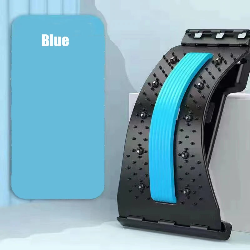 Lumbar massage pad; back massager; fitness lumbar support; lumbar stretcher