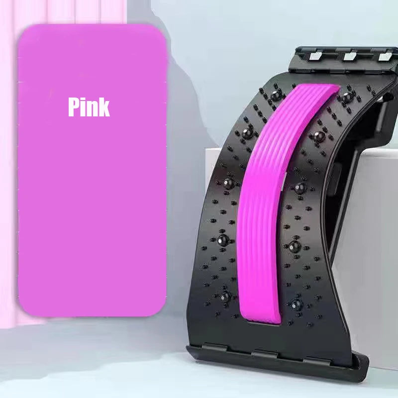 Lumbar massage pad; back massager; fitness lumbar support; lumbar stretcher