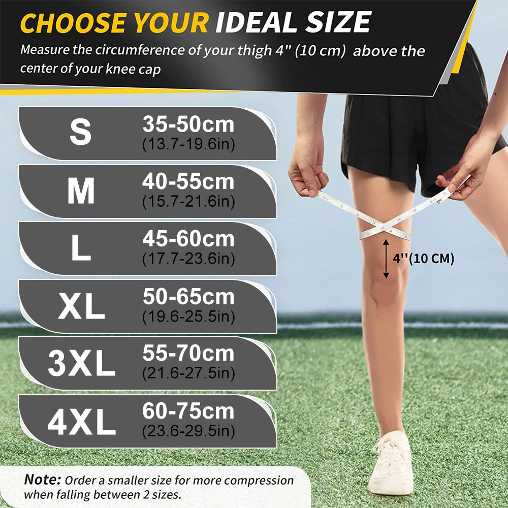 1Pair Knee Brace for Women &Men - Workout Knees Compression Sleeve for Knee Pain Relief Joint Support for Arthritis,Fitness,Work