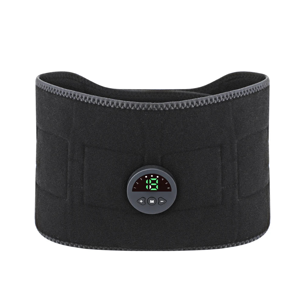 EMS 9 Gears Abdominal Muscle Stimulator Training Belt Trainer  Abdominal Fitness Home Exercise Weight Loss Fitness Massager