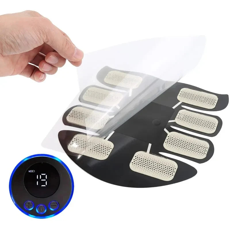 Abdominal Muscle Massager Fitness ABS Arm Training Patches Muscle Exercise Instrument USB Charging  Men Purses women Abs
