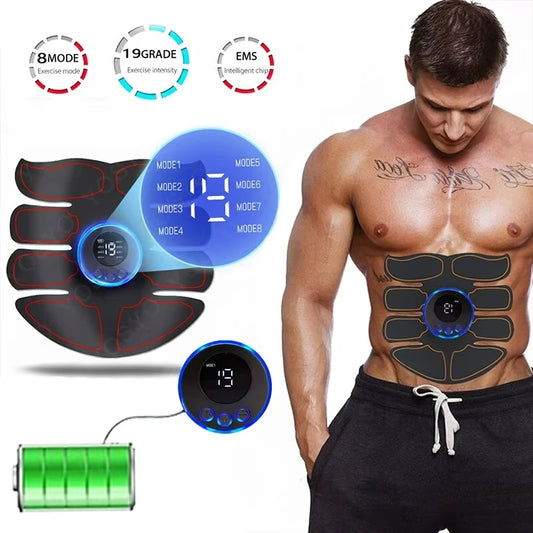 Abdominal Muscle Massager Fitness ABS Arm Training Patches Muscle Exercise Instrument USB Charging  Men Purses women Abs
