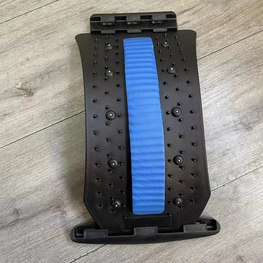 Lumbar massage pad; back massager; fitness lumbar support; lumbar stretcher