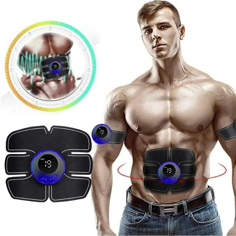 Abdominal Muscle Massager Fitness ABS Arm Training Patches Muscle Exercise Instrument USB Charging  Men Purses women Abs